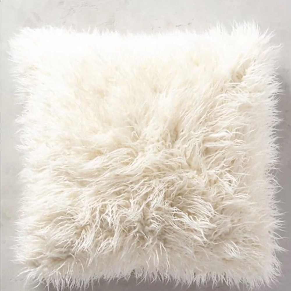 Anthropologie Shug Puff Throw Pillow
